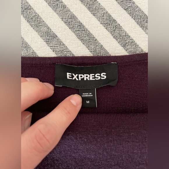 Express cropped sweater tank! - Picture 2 of 3